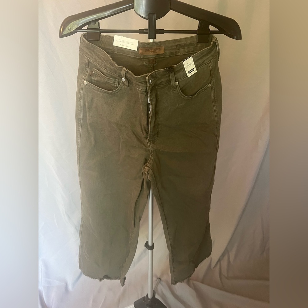 Judy Blue High Waist Olive Green Jeans